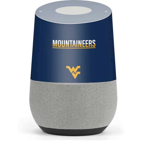 West Virginia University Blue Wood Floor Google Home Skin